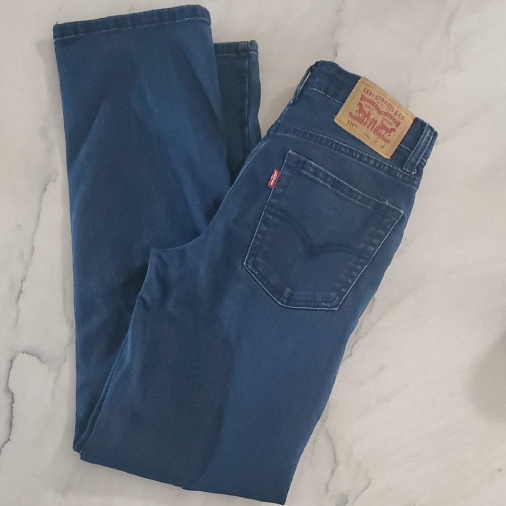 Levi's Boy's Dark Blue Straight Jeans